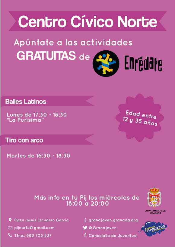 &copy;Ayto.Granada: Enredate: Enredate en Norte!